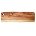 Solid wood long platter boards for serving food