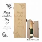 Mother's day gift bottle boxed personalised.