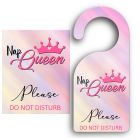 Nap queen do not disturb door signs