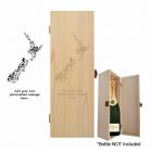 Personalised gift presentation box for wines, spirits and champagne bottles