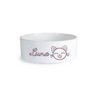 Personalised cat food bowl