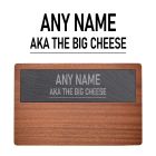 Personalised cheese boards fun AKA the big cheese design
