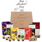Best husband ever personalised gift box with chocolates