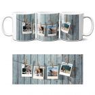Personalised mug with four images