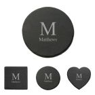Personalised slate coasters for birthday gifts