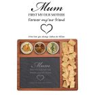 Personalised cheese board gift set for mum.