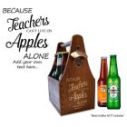 Personalised gifts for teachers beer caddy.