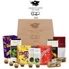 Personalised graduation gift box filled with chocolates