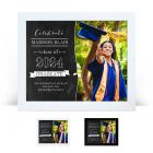 Personalised landscape graduation photo frames