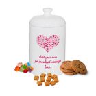 Personalised lolly jar for valentine's day gifts