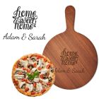 Personalised housewarming gift pizza boards