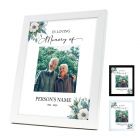 Remembrance photo frames with in loving memory design