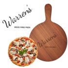 Personalised wood fired pizza boards