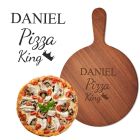Pizza king solid wood personalised pizza boards