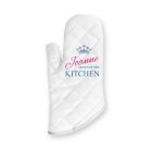 Personalised funny oven glove for women