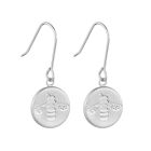 Little Taonga Round Busy Bee Pendant Earrings