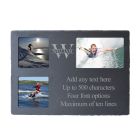 Personalised slate photo frame for any occasion