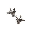 Stag head cufflinks for birthday gifts