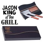 Personalised king of the grill steak knife gift sets
