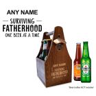 Funny personalised beer caddy for dads