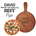Personalised wood pizza boards for people that make the world's best pizzas