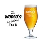Beer glass for the world's greatest dad