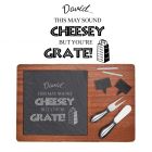 Funny cheese board gift sets with you're grate design