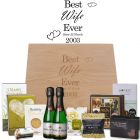 Luxury gourmet treats personalised gift boxes for the best wife ever.