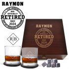 The legend has retired personalised tumbler glass box sets.