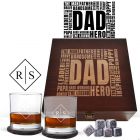 Luxury Tumbler Glasses Gift Set For Dad | The Man The Myth The Legend