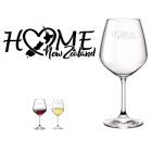 Crystal wine glasses with love New Zealand home design laser engraved