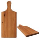 Rimu wood food serving platter boards with handle