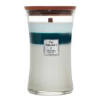 Large WoodWick Candle Icy Woodland Trilogy