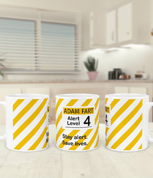 Personalised mugs and glass cups
